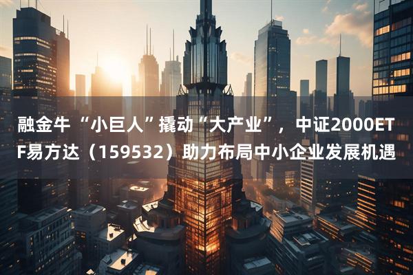 融金牛 “小巨人”撬动“大产业”，中证2000ETF易方达（159532）助力布局中小企业发展机遇
