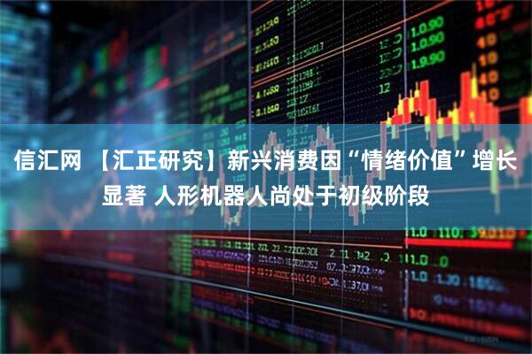 信汇网 【汇正研究】新兴消费因“情绪价值”增长显著 人形机器人尚处于初级阶段