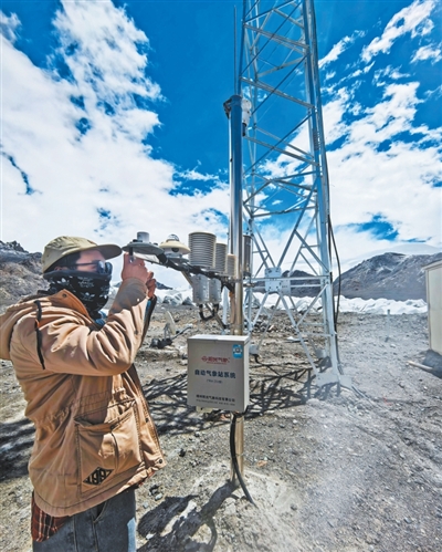 银河证券 4800米的守望！探访世界海拔最高的有人值守气象站_大皖新闻 | 安徽网