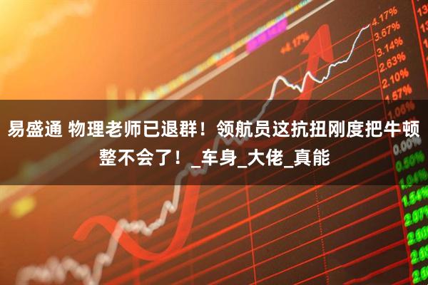 易盛通 物理老师已退群！领航员这抗扭刚度把牛顿整不会了！_车身_大佬_真能