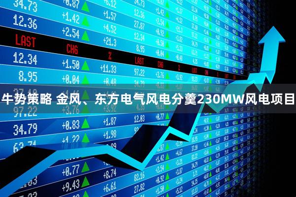 牛势策略 金风、东方电气风电分羹230MW风电项目